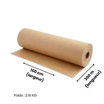 Rouleau papier kraft ecologique