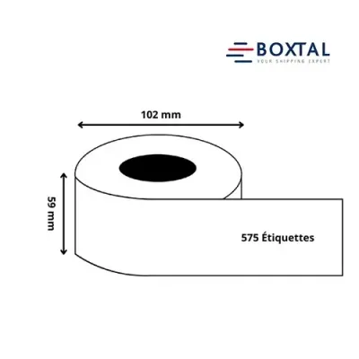 Etiquette d'expédition Réserves transporteur (x10) - Toutembal