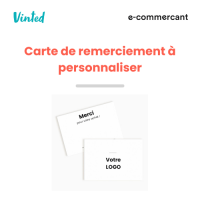 Carte de remerciement