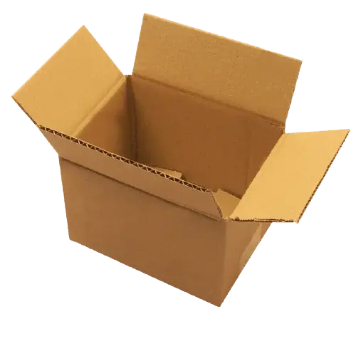 Caisse carton simple cannelure