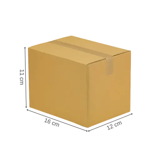 Caisse carton simple cannelure