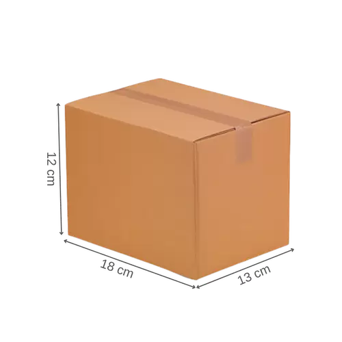 Carton simple cannelure 18x13x12 dimensions 2