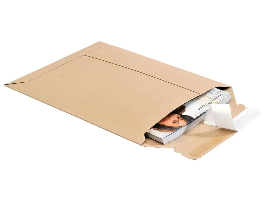 Enveloppe carton a5 et a4 avec fermeture adhésive