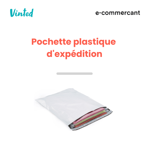 Kit emballage colis Vinted - lot de 10 enveloppes plastiques n°5